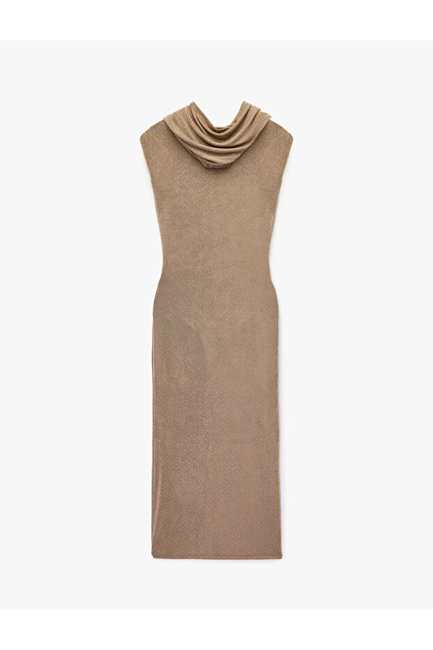Women'S Vizon Hooded Bodycon Dress