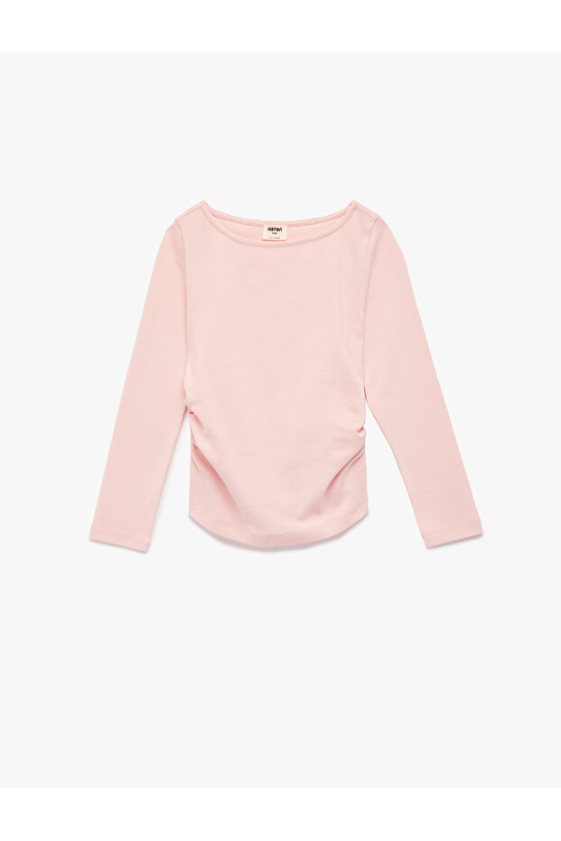 Girl'S Pink Long Sleeve T-Shirt