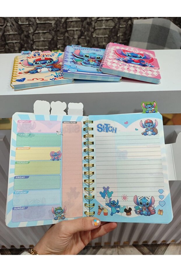 دفتر ملاحظات مزود بعلامات تبويب 1 قطعة - 4