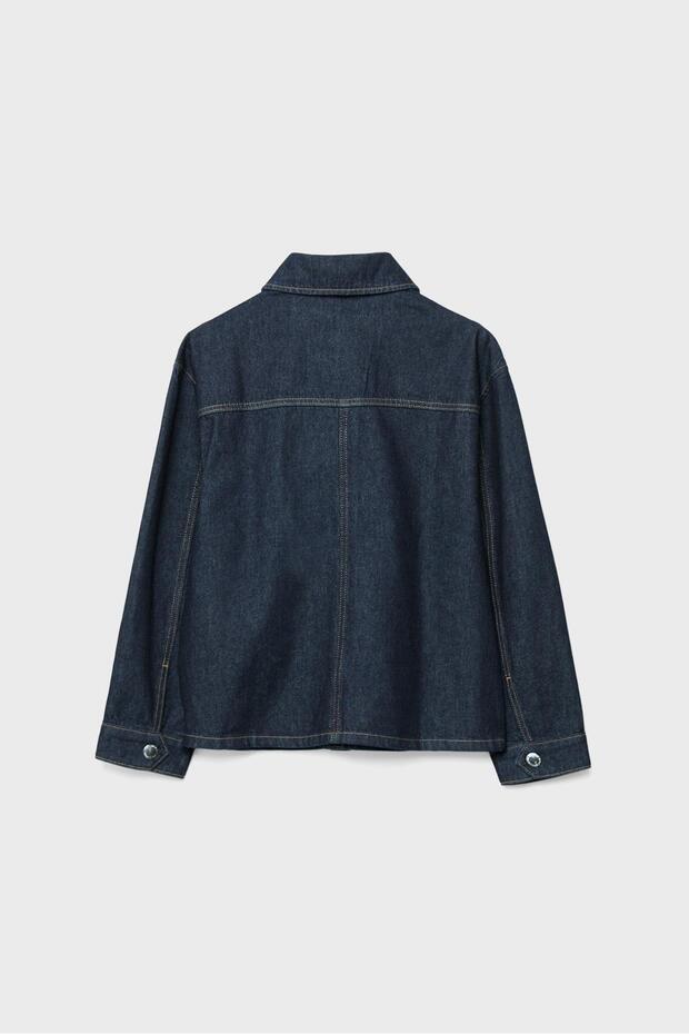 Cepli denim ceket - 2