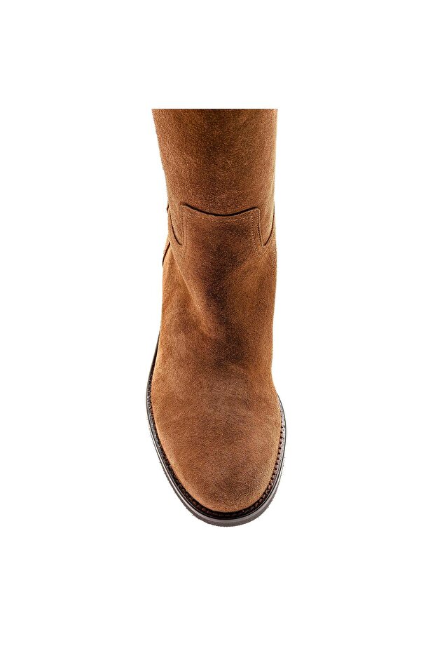 HAZE TABA SÜET Kadın DÜZ ÇİZME - 4