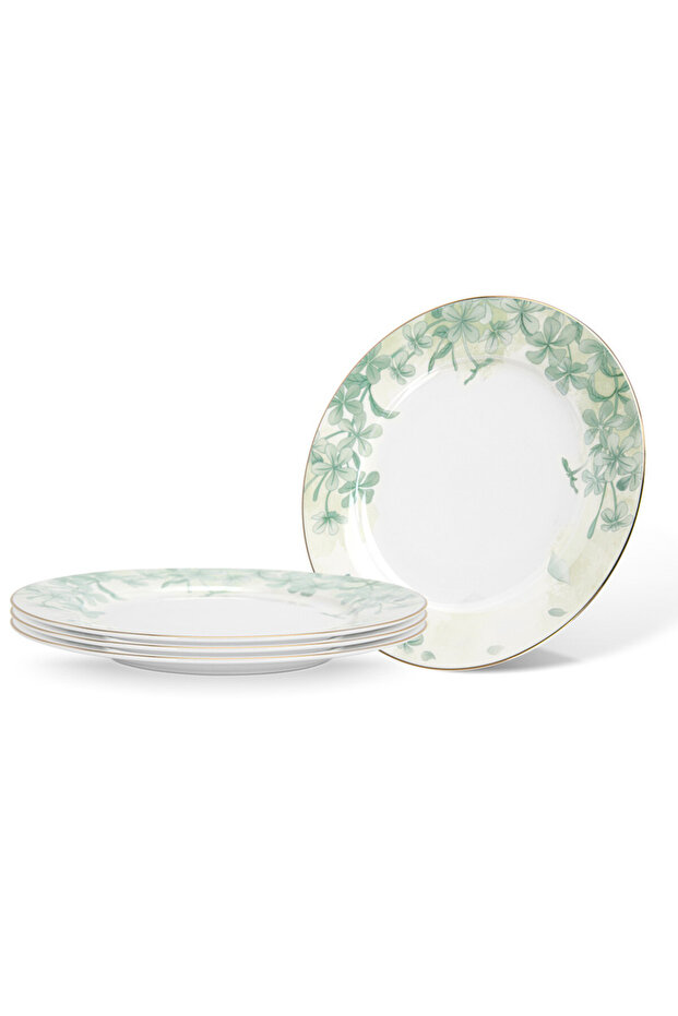 4-Piece Plates Summer Glint 21cm (Fine Bone China)