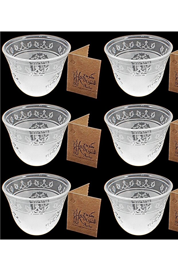 Arabic coffee cup 171 Hiba Sandb 6Pcs