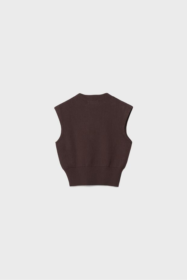 Bisiklet yaka triko top - 7