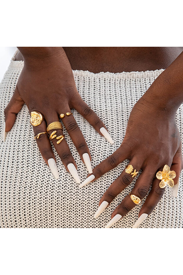 خواتم طراز أساسي سميكة (شحن مختلط) - 1