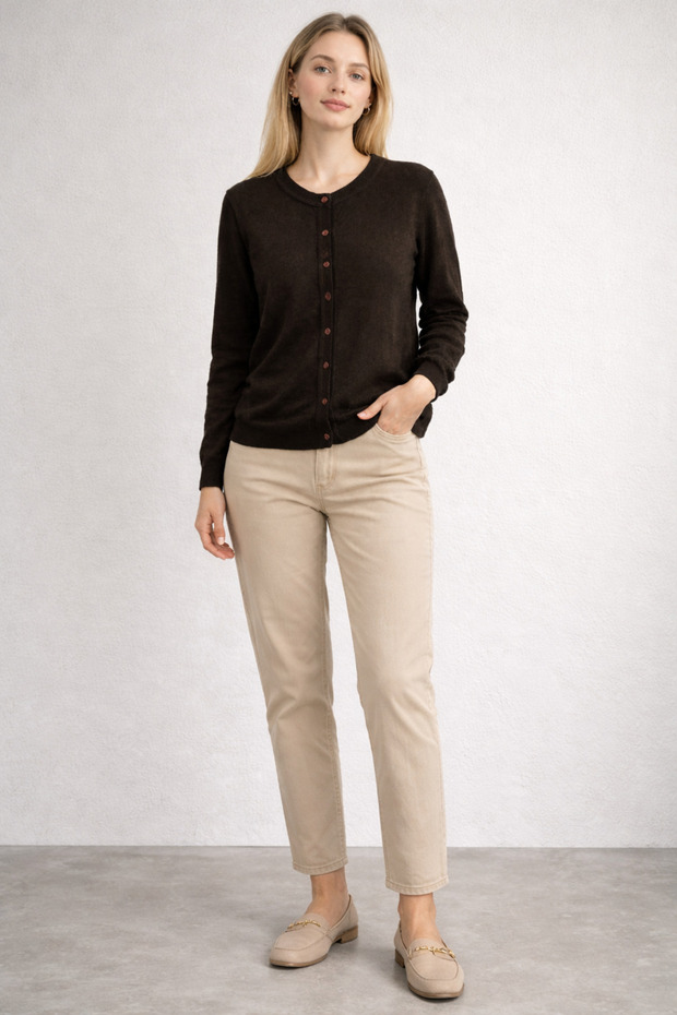 Twomail Buttoned Short Jacket - 3