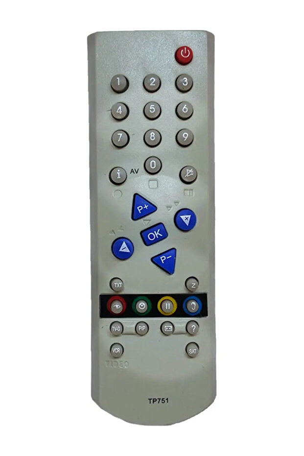 Compatible remote control for Grundig TP751 TV, code IR 351 (39) - 1