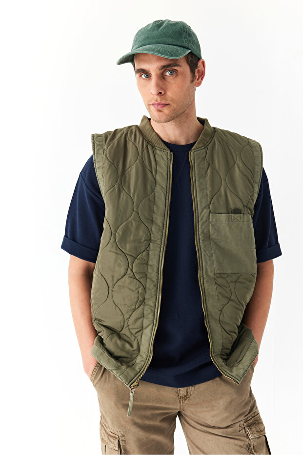 ÇİFT TARAFLI KAPİTONELİ YELEK - 6