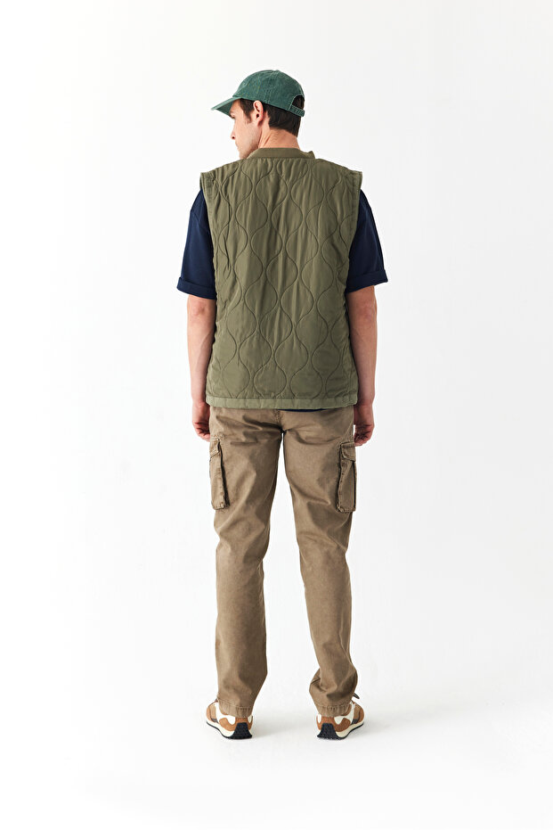 ÇİFT TARAFLI KAPİTONELİ YELEK - 5