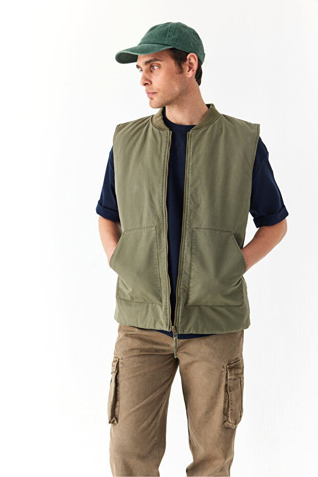 ÇİFT TARAFLI KAPİTONELİ YELEK - 3