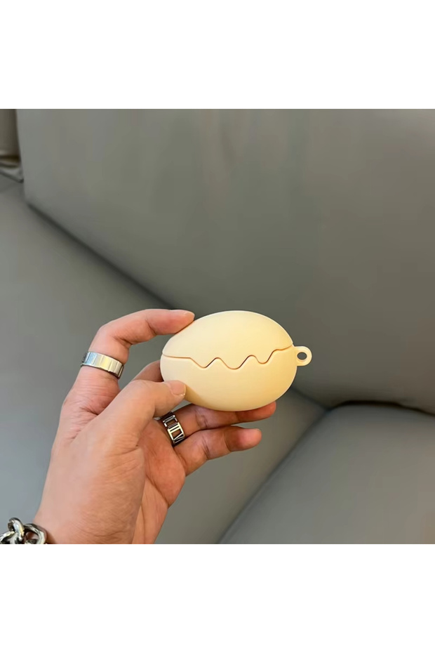 For airpods Pro Pro2 egg Funny Cute Egg Headphone Case For Airpods 4 3 2 Pro 2 Earphone Cover with
