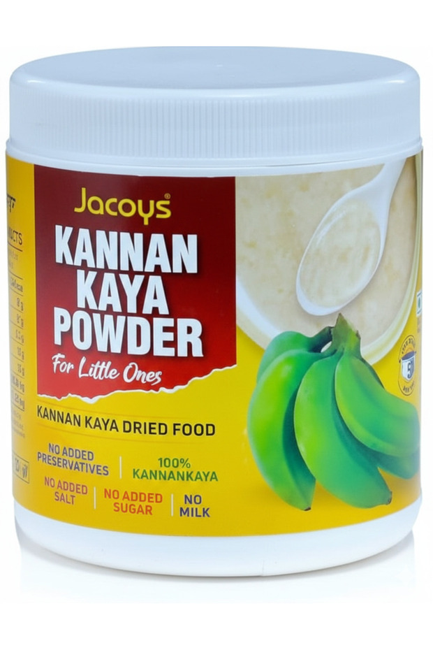 Jacoys Kannankaya Powder | Banana powder | No sugar, salt or preservatives | Solid food | 200 g (pac