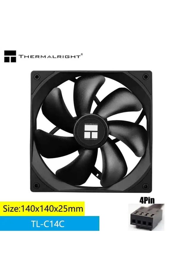 Fixed Color Other TL-C14C Thermalright TL-C14CW/14C-S 14cm Cooling Fan 5V 3PIN ARGB pc gamer Adjust