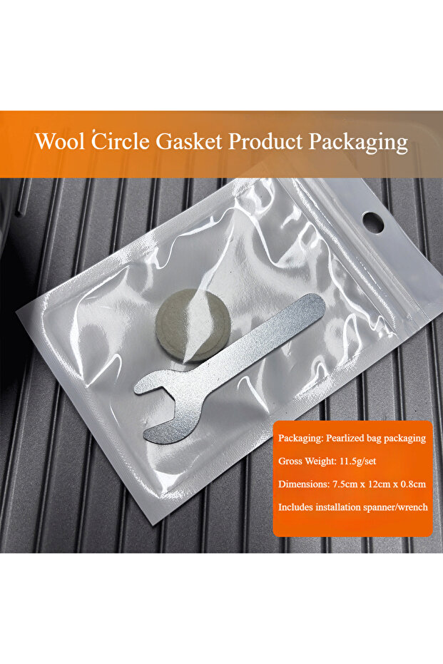 1PCS Wool Circle Gasket for Breville 870/878/880/500 - Felt Strip Seal (Espresso Machine Part) Grind