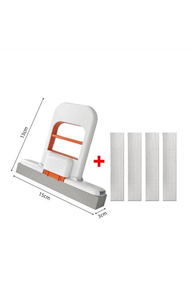 Mop-4Replacement Mini Foldable Handheld Sponge Mop Desktop Bathroom Sink Quick Water Absorption And