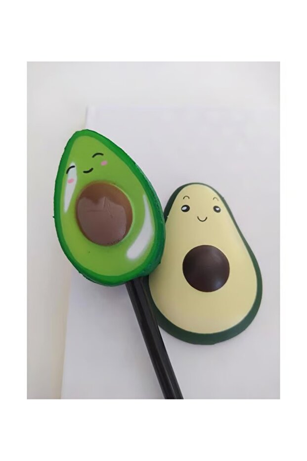 Avocado Squishy Memory & Souvenir Diary Notebook + Avocado Squishy Pen | School Student Office Set