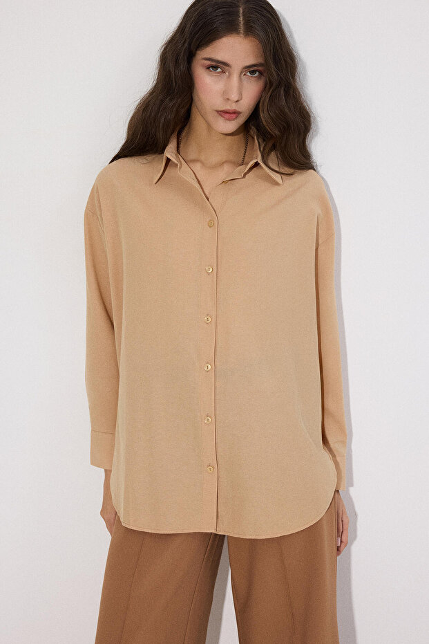 OVERSIZE BASIC GÖMLEK - 3