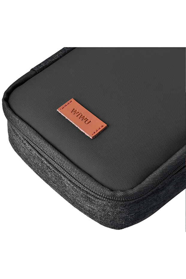 Minimalis Travel Pouch Water Resistant Organizer with Handle – Black
