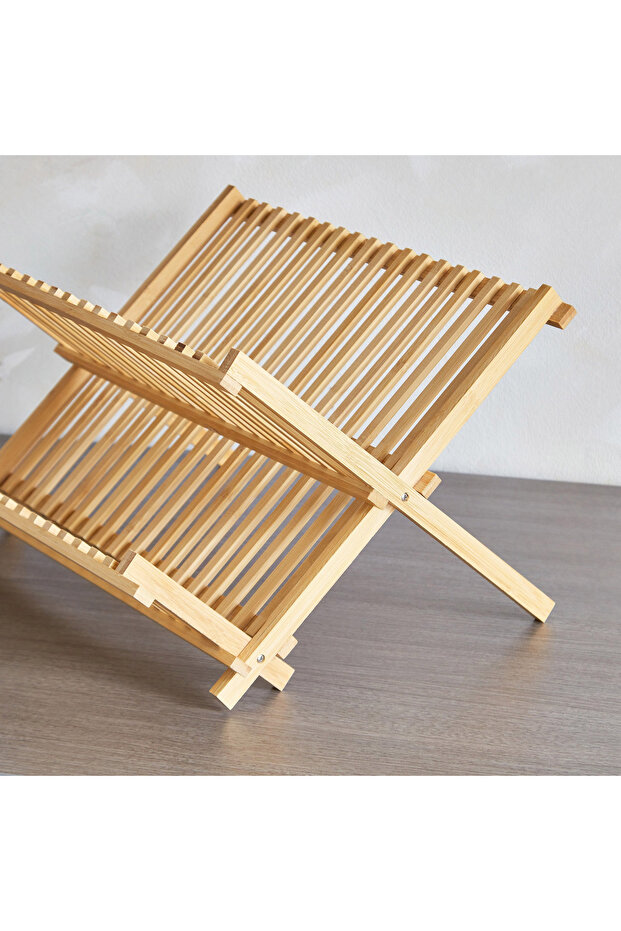 رف أطباق الخيزران - 5