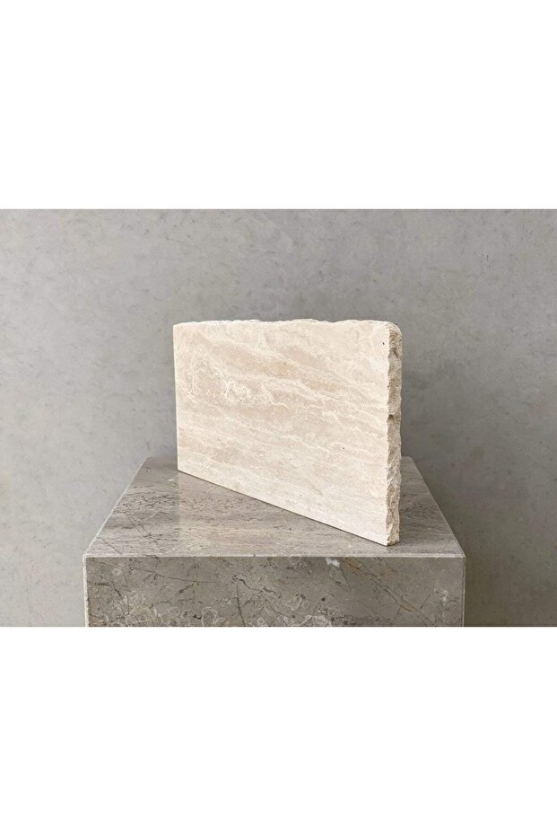 Travertine Beige board Two Natural Edgs