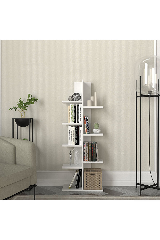 Modulix Casper Linear 7-Tier Bookcase Display Unit - 1
