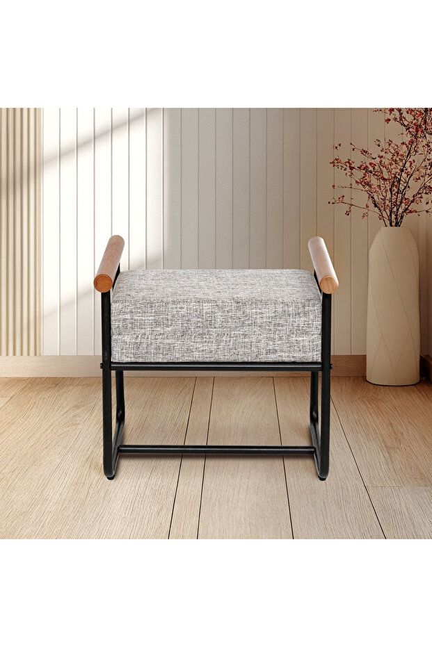 Della Fabric Ottoman - 1