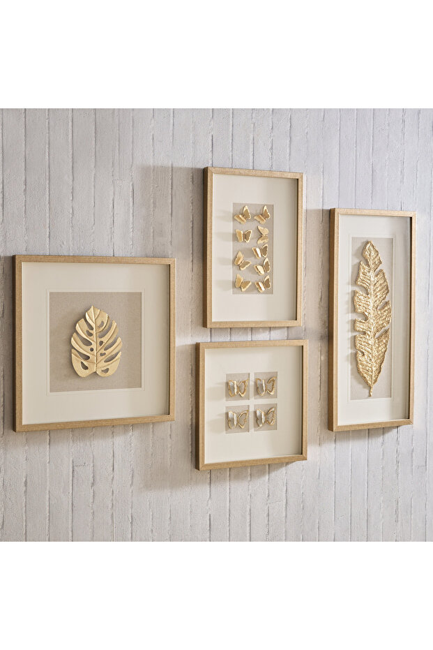 صندوق عرض أوراق أوليفيا مع إطار - 50 × 50 سم - 4