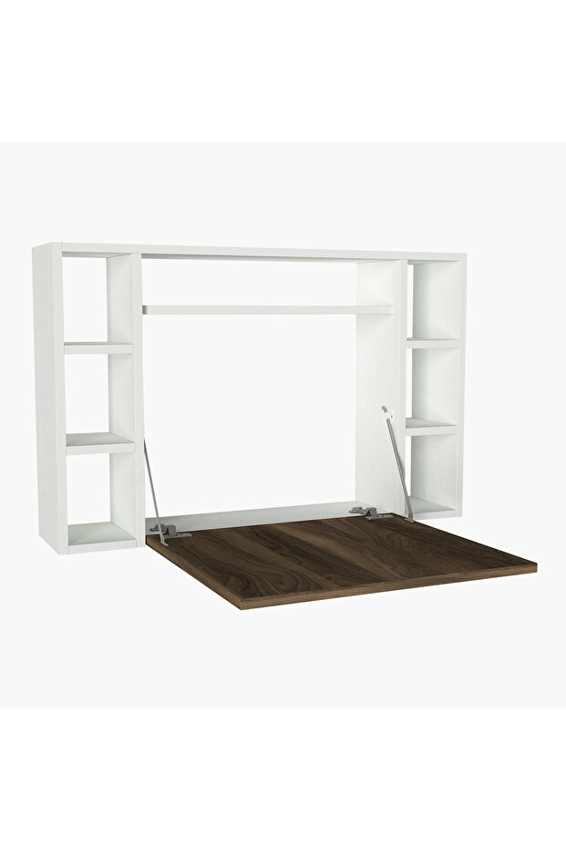 مكتب دراسة مثبت على الحائط من موديوليكس، رف كشك - 5