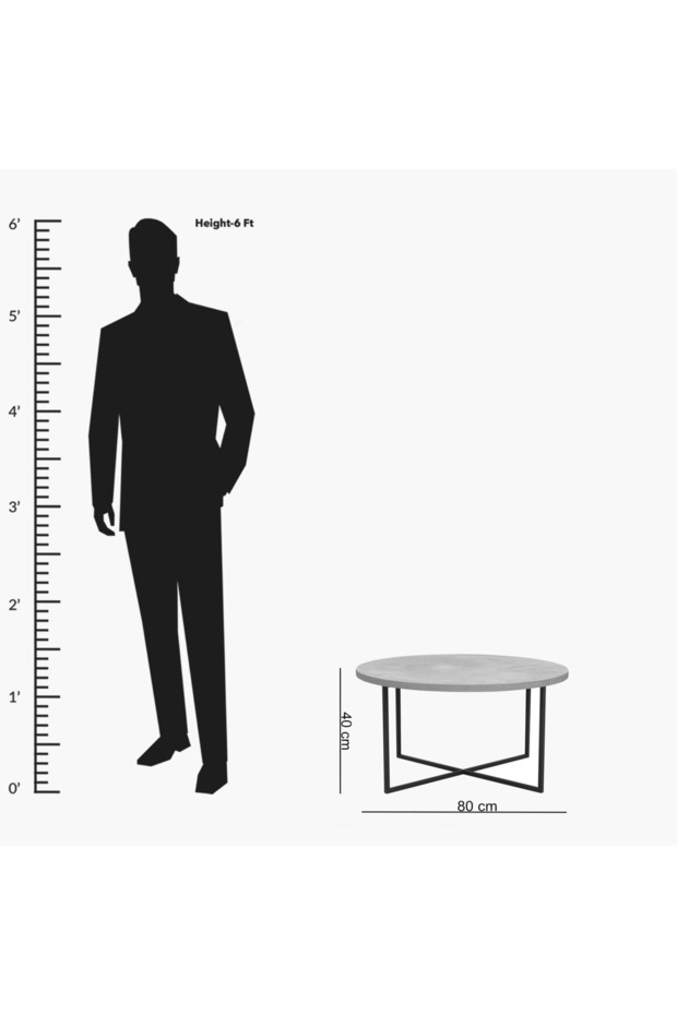 طاولة قهوة مالمو المستديرة - 5