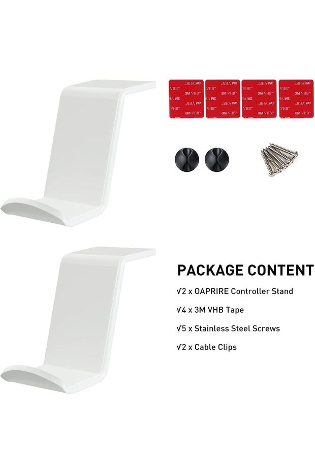 Xspring Controller Table Stand for XBOX ONE PS4 PS5 STEAM SWITCH PC, Multi-Platform Charging Station - 6