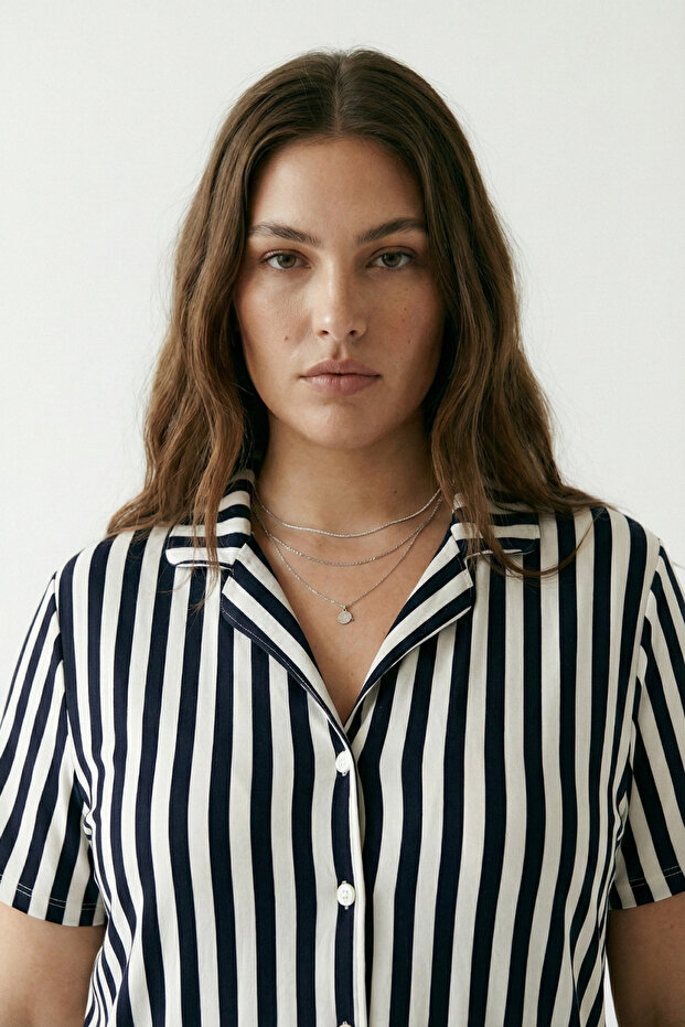 طقم بيجامة ميلان منقوشة - 4