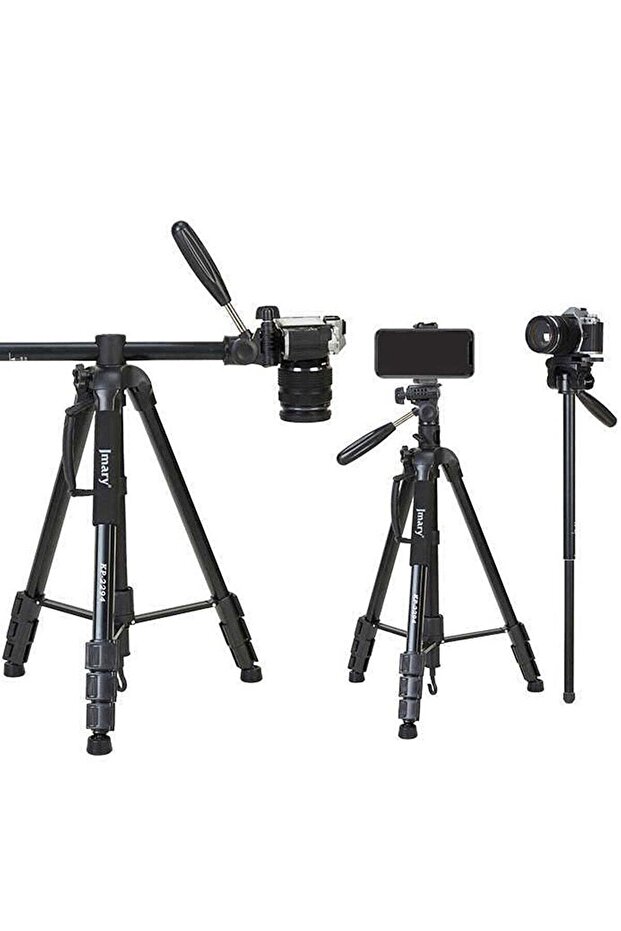 Camera Aluminium Tripod with 4 Sections Professional Detachable Monopod
