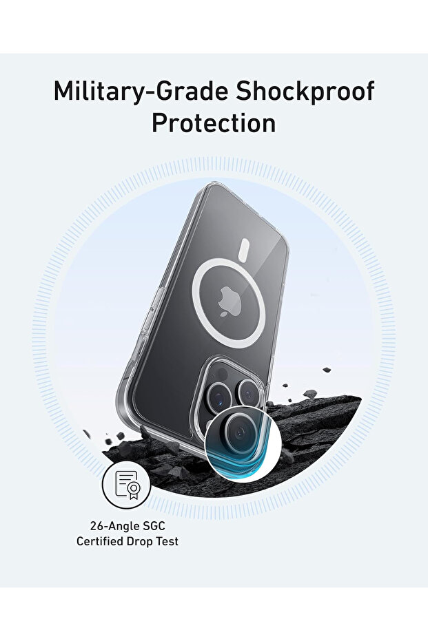 MagSafe Clear Protective Case for iPhone 16 pro - 6