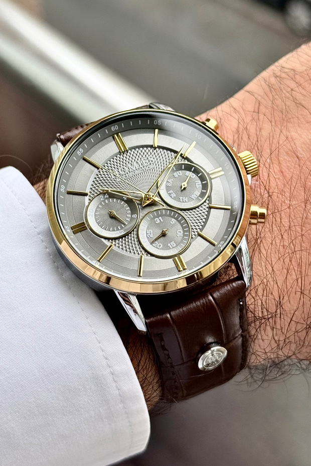 Men's Wristwatch Original with 2 Years Warranty Leather Strap Special Box and Bracelet Gift.Hmt25123S01-6