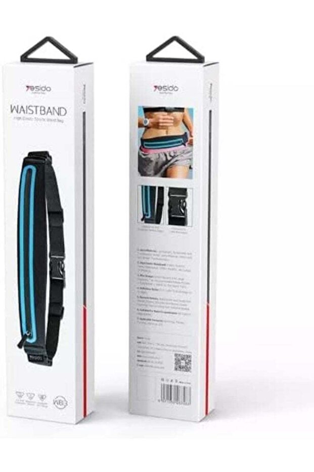 Sport Running Belt WB13 – Adjustable Waist Pouch for Running, Jogging, Hiking