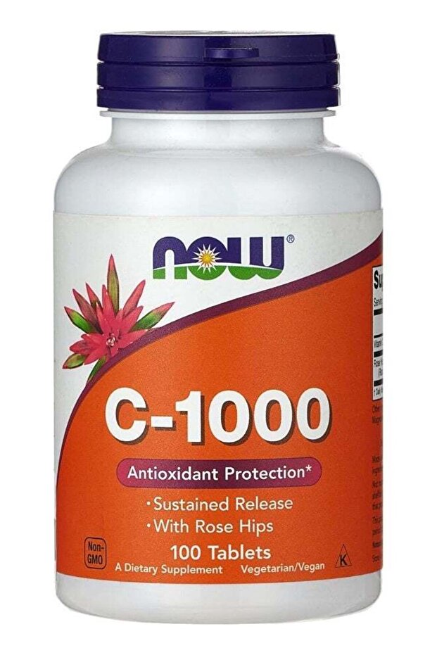 C-1000 Vitamin C With Rose Hips - 100 Tabs