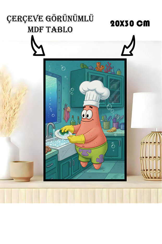 Kitchen Table Mdf Table with Dishwashing Patrick Pattern for Kitchen | Mtfkmdf - 3