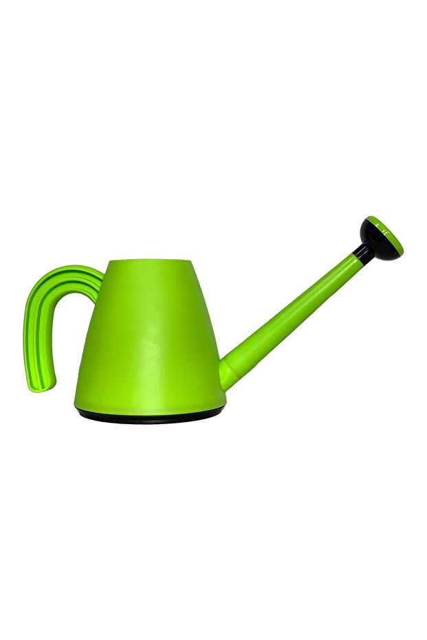 Garden Watering Can with Long Spout & Shower Head, Lightweight Plastic, Green