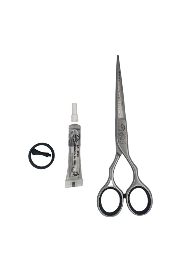 Professional Relax Series Scissors – 5.5 Inch Silver Carbon-Chrome Steel for Precision Cutting