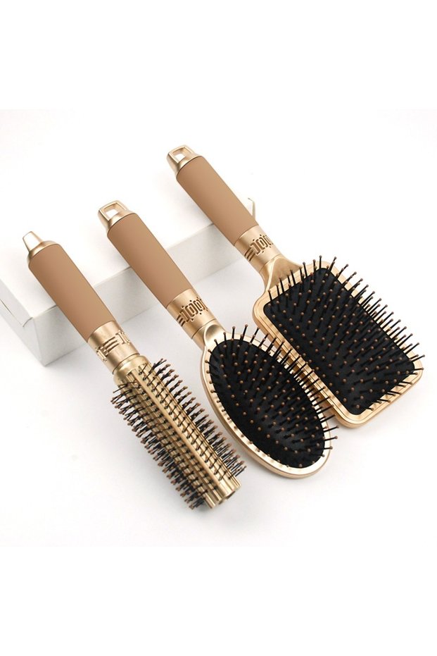 3-Piece Comb Hair Brush Set Stylish Design, Functional Use, Air Pressure Hair Brush Comb Set