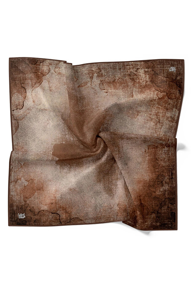 TENSEL EŞARP-Kahve - 4