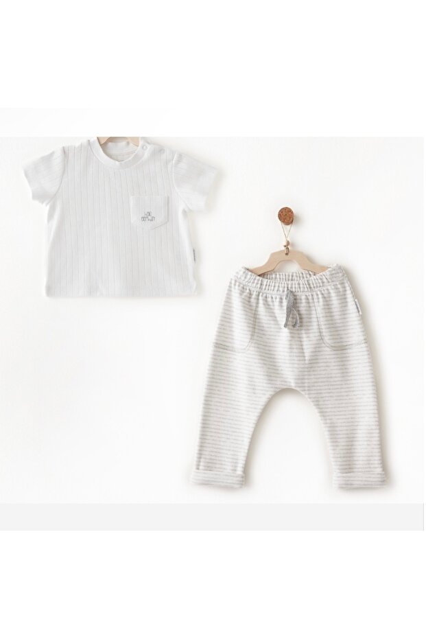 Li̇mi̇ Baby Boy & Children's Cotton Combed Cotton Set