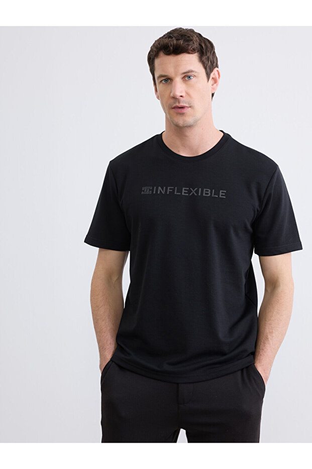 Crew Neck Printed Men's T-Shirt
