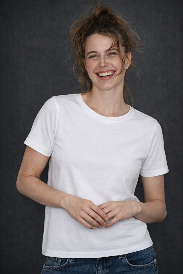 Kadın Rahat Basic İnterlok TSHİRT - 2