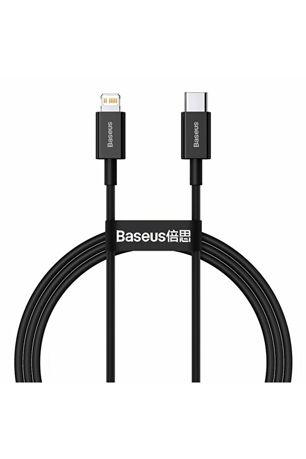 USB-C to Lightning Data Cable Baseus, 20W, 1m, black - 1