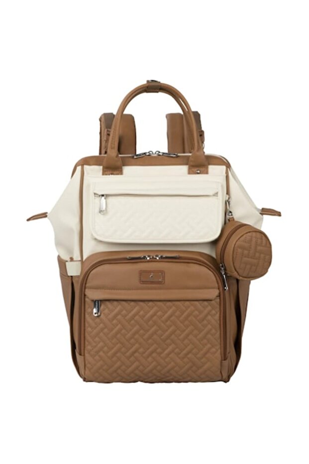 Multifunctional Diaper Backpack Cream - 1