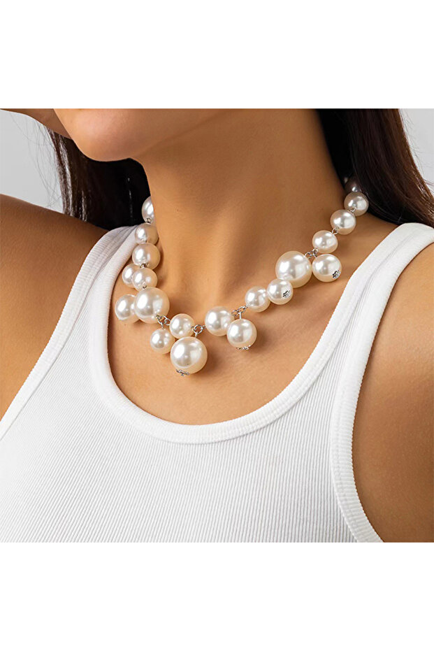 Necklace with Beaded , adjustable length, model: CD2A - 2