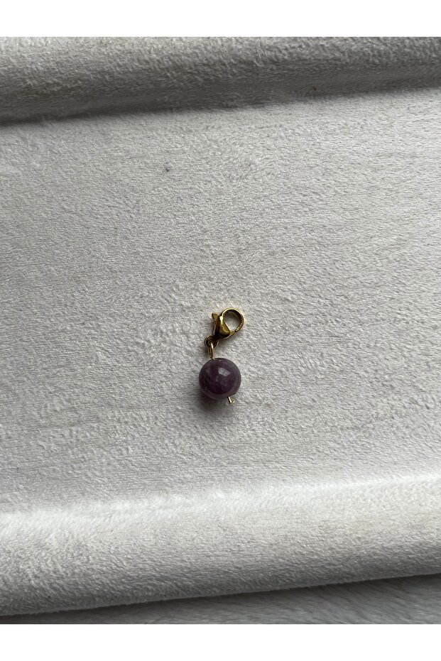 Amethyst Stone Take-Out and Put-In Natural Stone Charm | Adapt to Your Daily Life