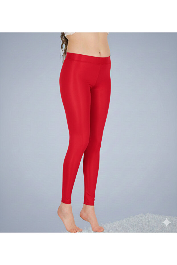 High Waist No-Show Shiny Disco Leggings
