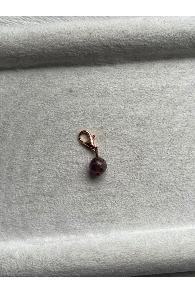 Amethyst Stone Take-Out and Put-In Natural Stone Charm | Adapt to Your Daily Life